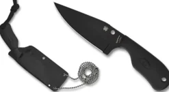 Spyderco Subway Bowie™ Black Blade* Fixed Blades