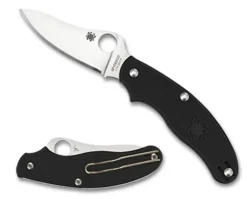 Spyderco Uk Penknife™ Frn Black Drop Point* Non-Locking Folding