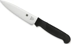 Spyderco Utility Knife 4.5" Polypropylene Black* Culinary