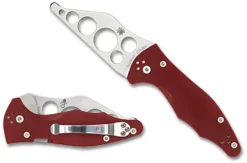 Spyderco Yojimbo™ 2 G-10 Red Trainer* Clipit
